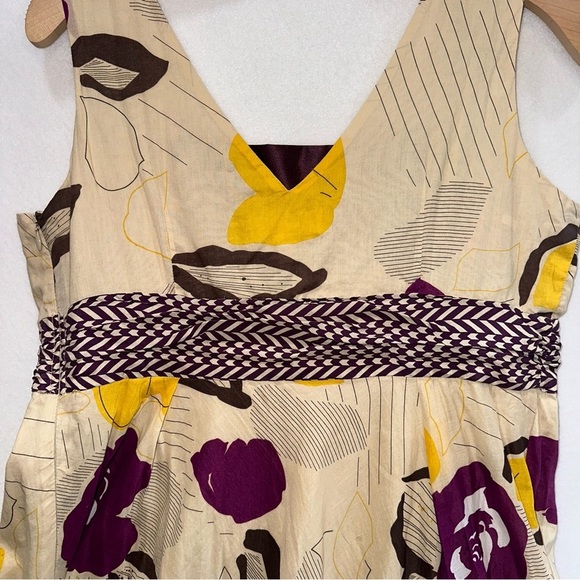 Anthropologie Moulinette Soeurs Botanical Floral Crossway Maxi Dress Size 12 - Picture 4 of 7